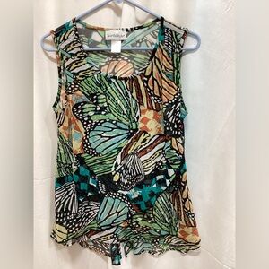 NorthStyle Colorful Butterfly Print Tank Top